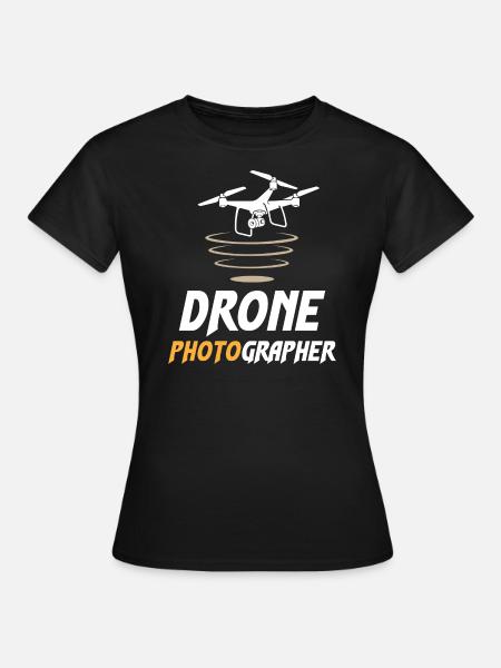 Drone Photographer - Frauen T-Shirt - Schwarz