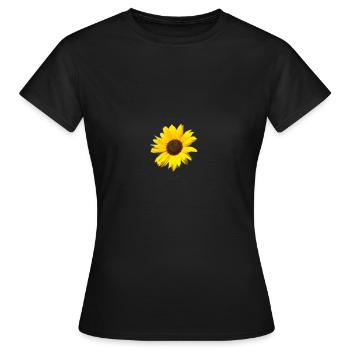 tournesol - T-shirt Femme - noir - Devant - AI Model Female 172 dark (172cm)