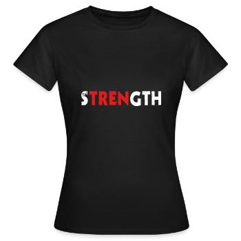 Bodybuilding Kleidung Trenbolon Gewichtheben - Frauen T-Shirt - Schwarz - Vorne - AI Model Female 172 dark (172cm)