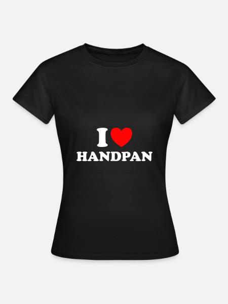 Ich Liebe Handpans I love Handpan - Women's T-Shirt - black