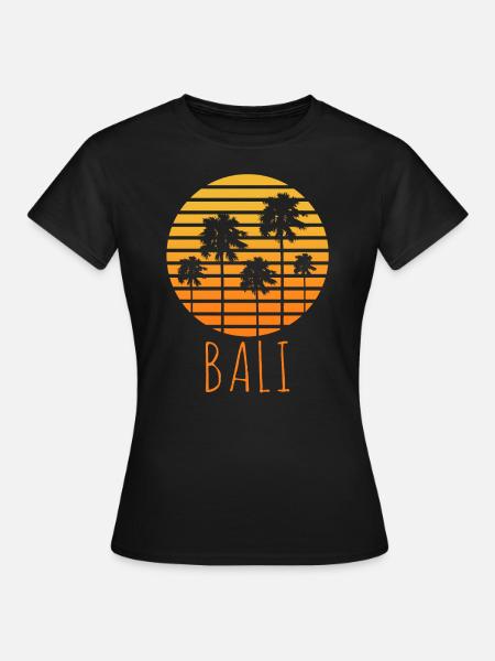 Bali - Dame-T-shirt - sort