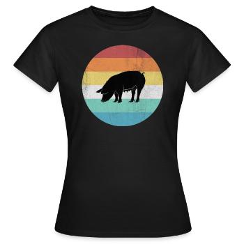 porc - T-shirt Femme - noir - Devant - AI Model Female 172 dark (172cm)