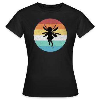 fairy - Women's T-Shirt - black - Front - AI Model Female 172 dark (172cm)