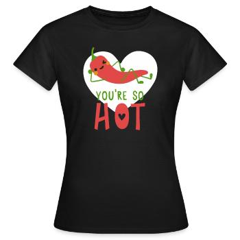 Vous êtes si piquants - T-shirt Femme - noir - Devant - AI Model Female 172 dark (172cm)