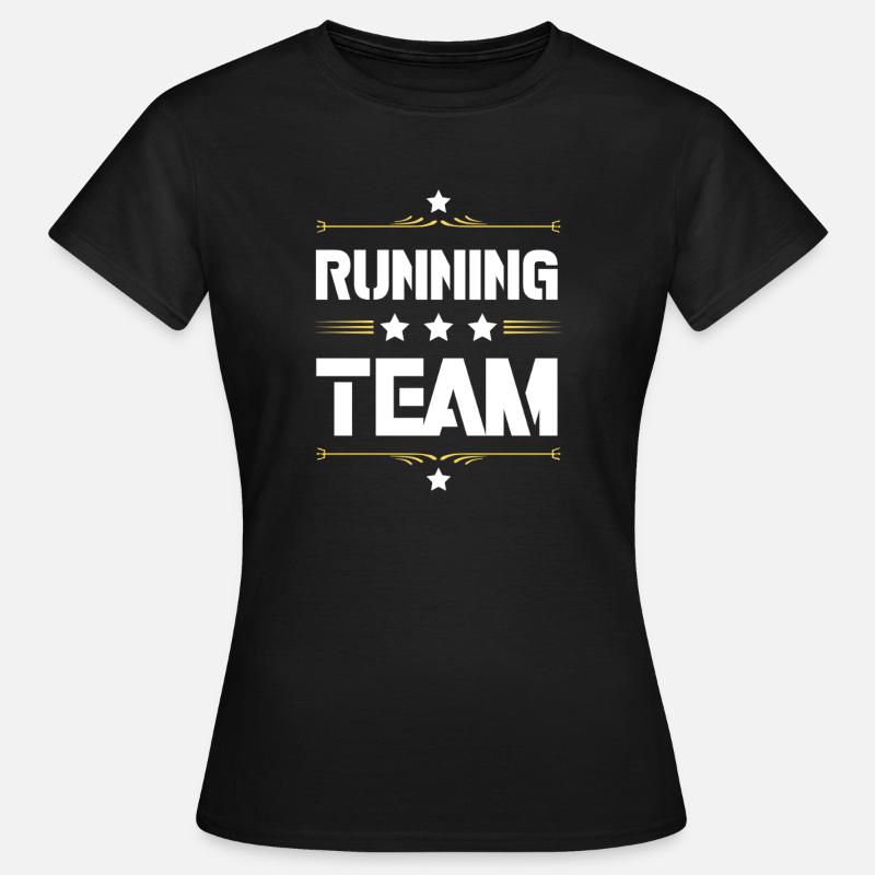 Équipe de course - T-shirt Femme - noir