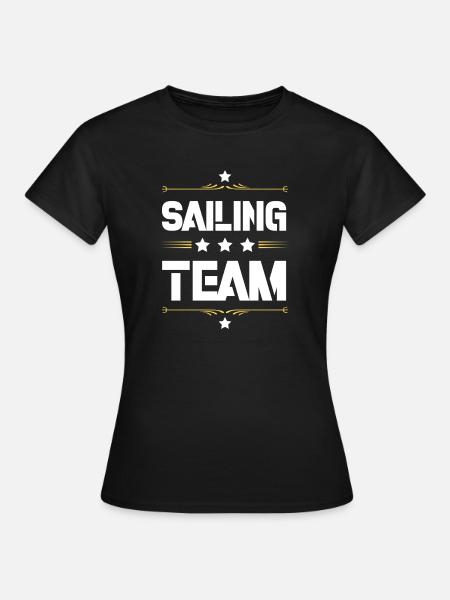 Sailing Team - Frauen T-Shirt - Schwarz