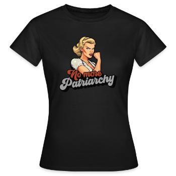 Emanzipation Feminismus Feministin Frauenpower Tee - Frauen T-Shirt - Schwarz - Vorne - AI Model Female 172 dark (172cm)