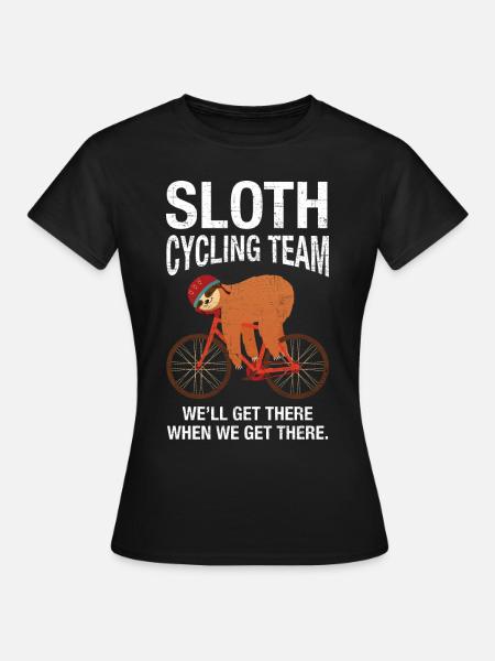 Sloth Cycling Team - Women's T-Shirt - black