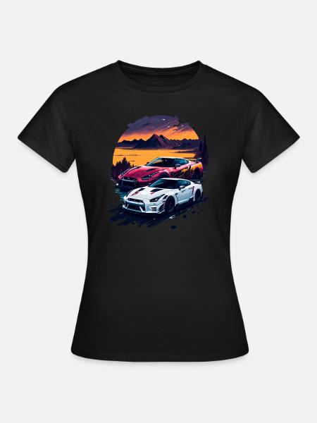Classic sports car - Women's T-Shirt - black