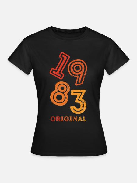 Original 1983 - Frauen T-Shirt - Schwarz