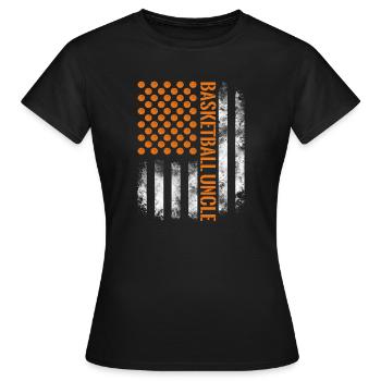 Meilleur basketteur oncle cadeau ballsport plaisir - T-shirt Femme - noir - Devant - AI Model Female 172 dark (172cm)