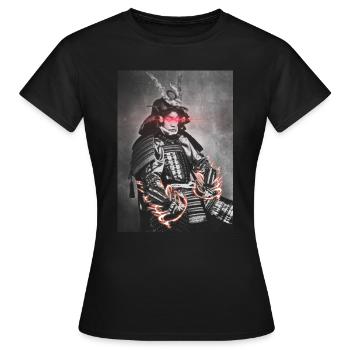 Laser Ninja Man - Frauen T-Shirt - Schwarz - Vorne - AI Model Female 172 dark (172cm)