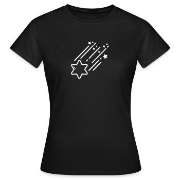 Étoiles Étoile filante Créez votre propre astérisque - T-shirt Femme - noir - Devant - AI Model Female 172 dark (172cm)
