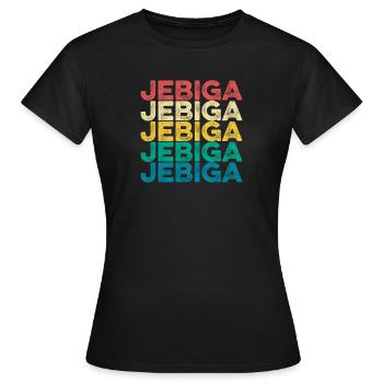 Jebiga rôti Yougoslavie disant Balkan Yugo - T-shirt Femme - noir - Devant - AI Model Female 172 dark (172cm)