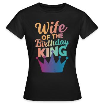 Frau Ehefrau Partnerin Familie Verheiratet - Frauen T-Shirt - Schwarz - Vorne - AI Model Female 172 dark (172cm)
