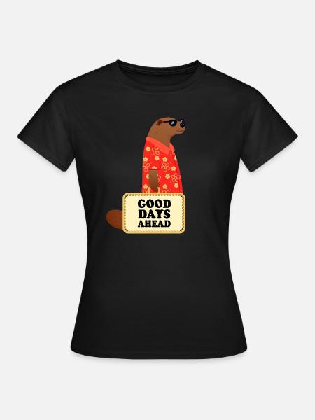 Good Days Ahead - Urlop wakacyjny Otter - T-shirt dam - svart
