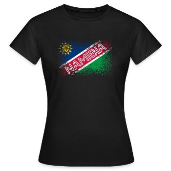 Namibie - T-shirt Femme - noir - Devant - AI Model Female 172 dark (172cm)