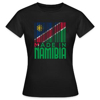 Namibie - T-shirt Femme - noir - Devant - AI Model Female 172 dark (172cm)