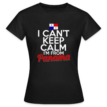 Panama - Frauen T-Shirt - Schwarz - Vorne - AI Model Female 172 dark (172cm)