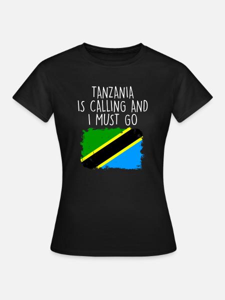 Tansania - Frauen T-Shirt - Schwarz