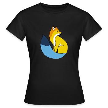 Aroace Fuchs Aroace Pride - Frauen T-Shirt - Schwarz - Vorne - AI Model Female 172 dark (172cm)