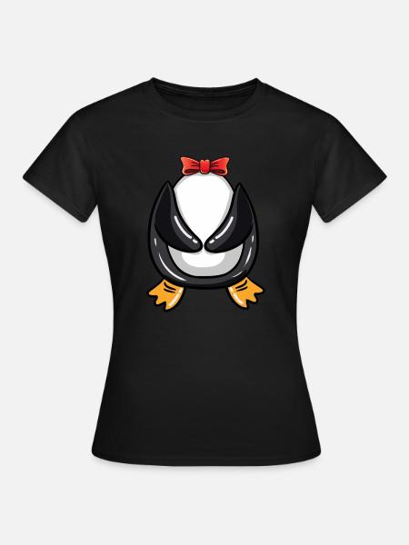 Pinguin-Kostüm Halloween - Frauen T-Shirt - Schwarz