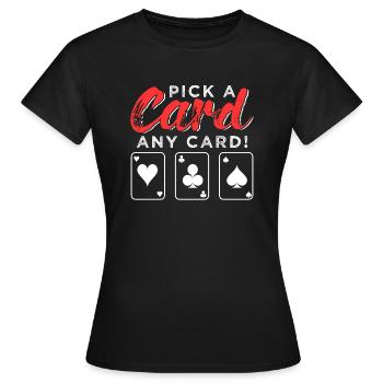 Magie - Frauen T-Shirt - Schwarz - Vorne - AI Model Female 172 dark (172cm)