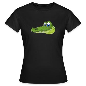 Alligator - Women's T-Shirt - black - Front - AI Model Female 172 dark (172cm)