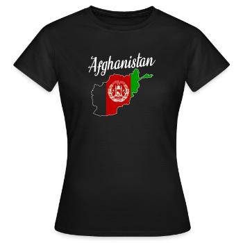 Afghanistan - T-shirt Femme - noir - Devant - AI Model Female 172 dark (172cm)