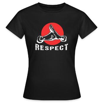 Kung Fu - T-shirt Femme - noir - Devant - AI Model Female 172 dark (172cm)
