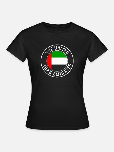 Arabische Emirate - Frauen T-Shirt - Schwarz