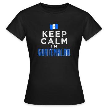 Guatemala - Frauen T-Shirt - Schwarz - Vorne - AI Model Female 172 dark (172cm)