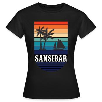 Tansania Tansania Geschenk für Tansanier Tansania - Frauen T-Shirt - Schwarz - Vorne - AI Model Female 172 dark (172cm)