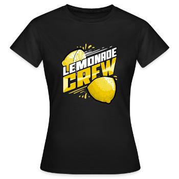 Limonade Getränk Limo Fruchtsaft Eistee - Frauen T-Shirt - Schwarz - Vorne - AI Model Female 172 dark (172cm)