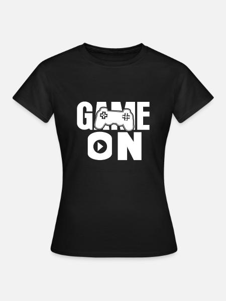 Computer spielen - Frauen T-Shirt - Schwarz