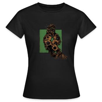 dub alliance - T-shirt Femme - noir - Devant - AI Model Female 172 dark (172cm)