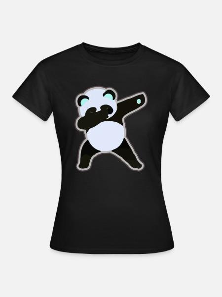 Dab Panda - Frauen T-Shirt - Schwarz