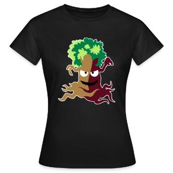 Erd-Elementar - Frauen T-Shirt - Schwarz - Vorne - AI Model Female 172 dark (172cm)