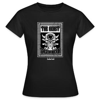 BEAST - T-shirt Femme - noir - Devant - AI Model Female 172 dark (172cm)