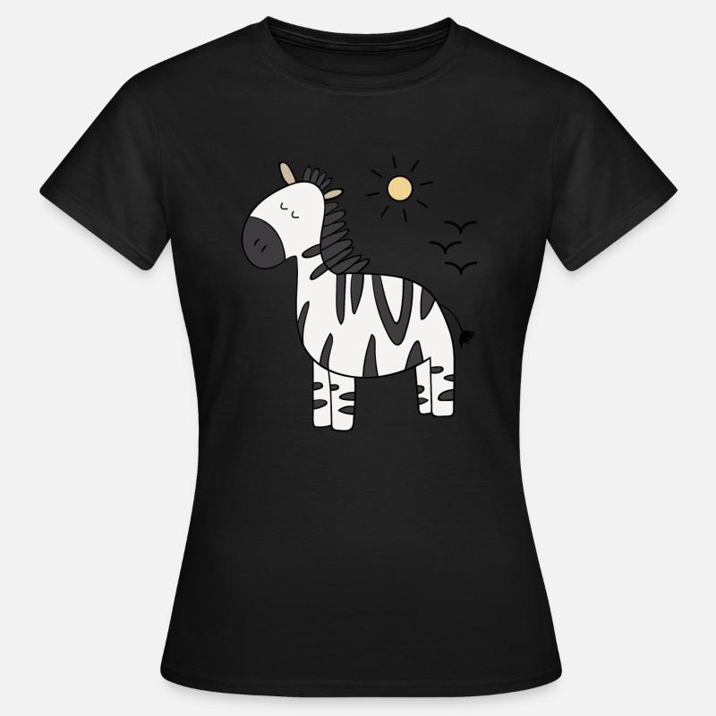 Zebra - Frauen T-Shirt - Schwarz