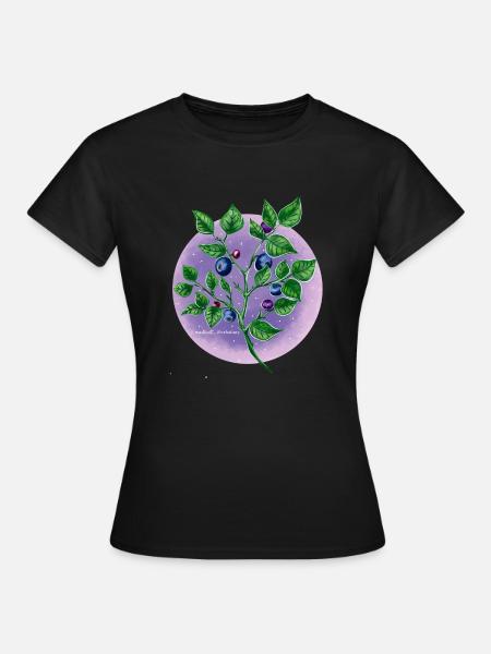 Bleuets - T-shirt Femme - noir