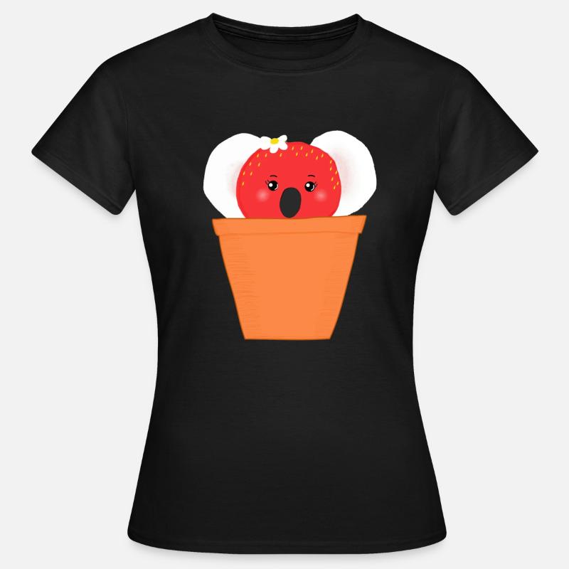 strawberry koala - Women's T-Shirt - black