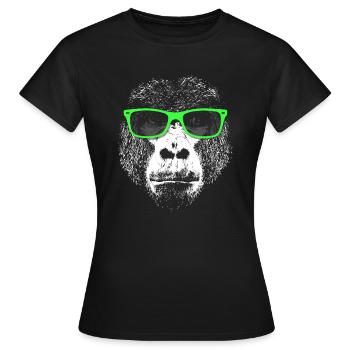 Gorilla - Women's T-Shirt - black - Front - AI Model Female 172 dark (172cm)