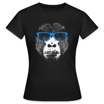 Gorilla - Women's T-Shirt - black - Front - AI Model Female 172 dark (172cm)