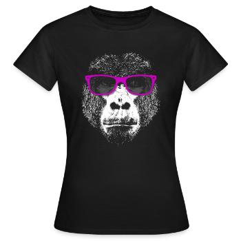 Gorilla - Women's T-Shirt - black - Front - AI Model Female 172 dark (172cm)