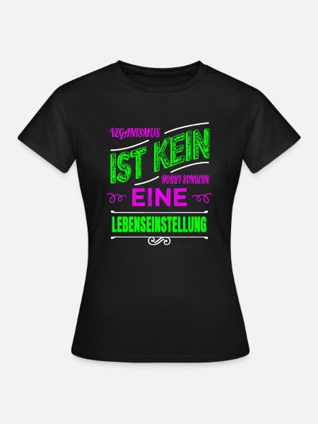 lieben veganer geburtstag tierrechte pro vegan - Frauen T-Shirt - Schwarz