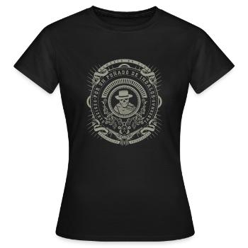 Pour une poignée d’indalos, western spaghetti - T-shirt Femme - noir - Devant - AI Model Female 172 dark (172cm)
