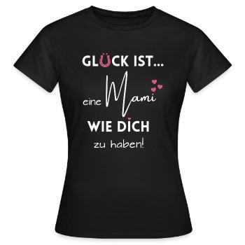 liebevolles Geschenk für die Mami zum Muttertag - Frauen T-Shirt - Schwarz - Vorne - AI Model Female 172 dark (172cm)