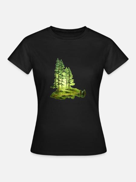 Pine Woods - Women's T-Shirt - black