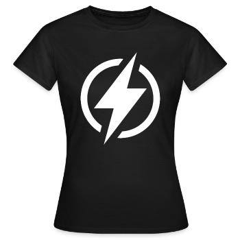 Eclair - T-shirt Femme - noir - Devant - AI Model Female 172 dark (172cm)